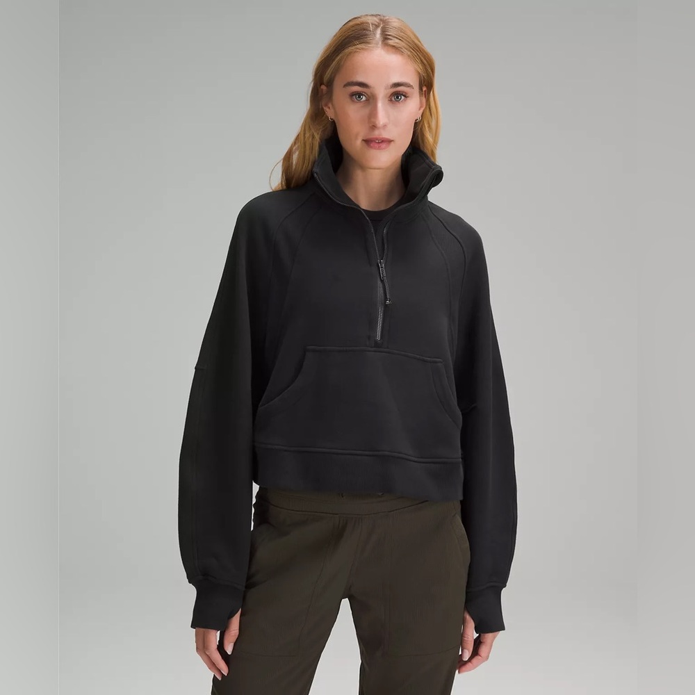 Scuba Oversized Funnel-Neck Half Zip xs/s